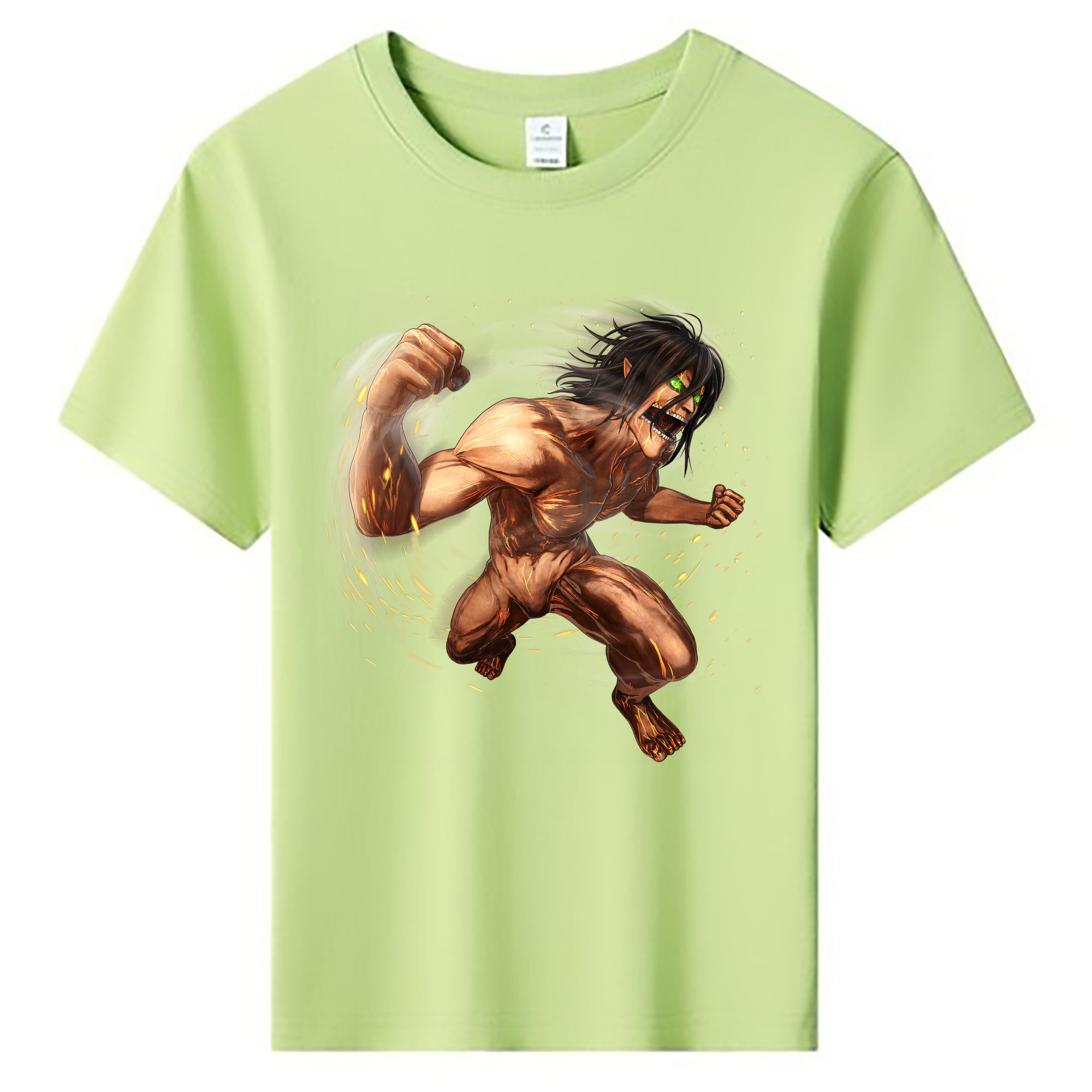（画像用） 進撃の巨人 Attack on Titan 綿100％キッズTシャツ（フロントプリント）